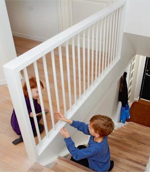 Gelænder indendørs gør det selv Gelænder indendørs gør det selv